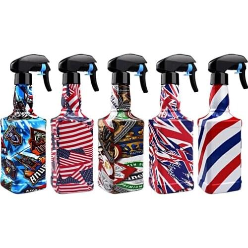 500ml Refillable Barber Water Sprayer Bottle Alcohol Spray Bottle Haircut Styling Empty Atomizer Salon Hairdressing Tools