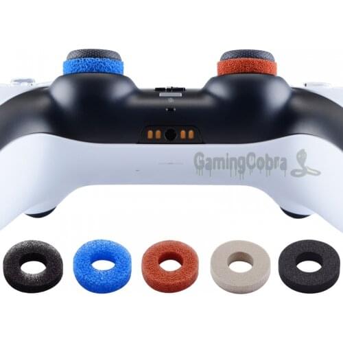 PlayVital 5 Colors 3 Different Strength 5 Pairs Precision Rings for PS5, for PS4, for Xbox Series, for Switch Pro Controller