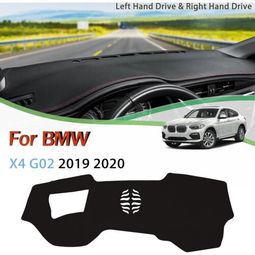 For BMW X4 G02 2019 2020 Anti-Slip Anti-UV Mat Dashboard Cover Pad Sun Shade Dashmat Protect Carpet Accessories Buffer Cushion