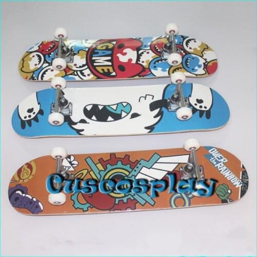 Anime Sk8 The Infinity Kyan Reki/Hasegawa Ranga/Chinen Miya Cosplay Skateboard Props 1:1 Ratio Perfect Restoration for Halloween