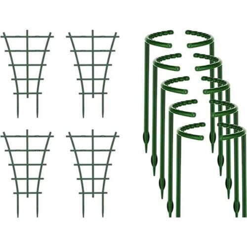 Garden Plant Climbing Trellises Anti-Fall Arcuated Supports Stakes Climbing Plant Support Stake for Flowers