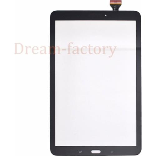 Touch Panel Screen Digitizer Sensor Front Outer Glass Lens for Samsung Galaxy Tab E 9.6 SM-T560 T561 with Adhesive Sticker