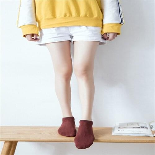 Spring summer candy color cotton socks for women brand cute boat socks female fashion twist stripes ankle socks 20 pairs/LOT