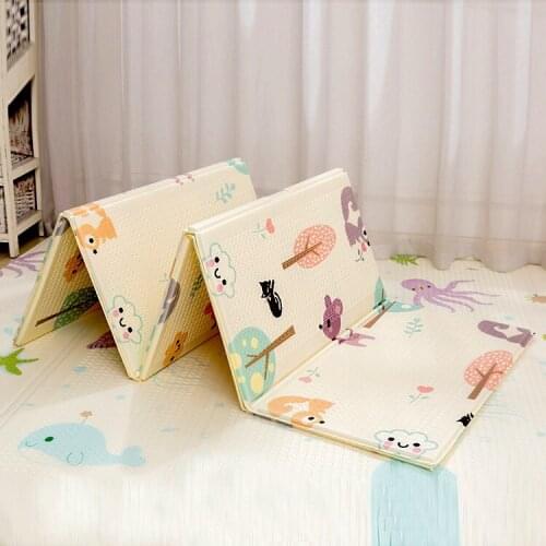 Folding Crawling Mat Children Cartoon Toy Game Pad Tasteless Baby Waterproof XPE Climbing Mat Picnic Mat Foam Mat play mat