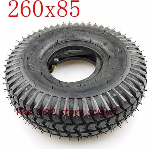 Super quality260x85 inner and outer tire3.00-4 10''x3'' Scooter tyre and inner tube kit fits electric kid gas scooter wheelChair