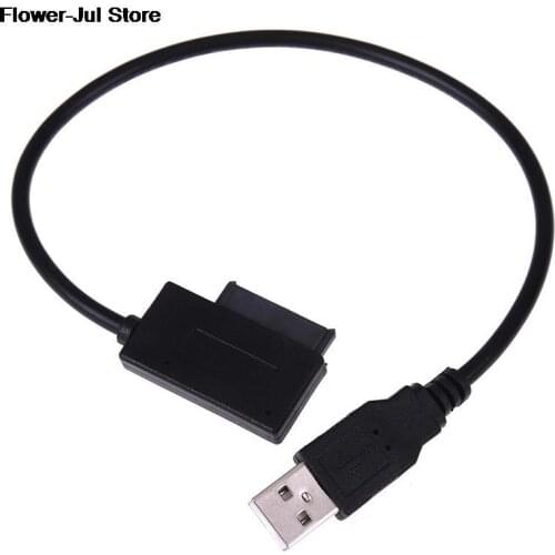 Usb To 7+6 13pin Slim Sata/ide Cd Dvd Rom Optical Drive Cable Adapter For Notebook Laptop