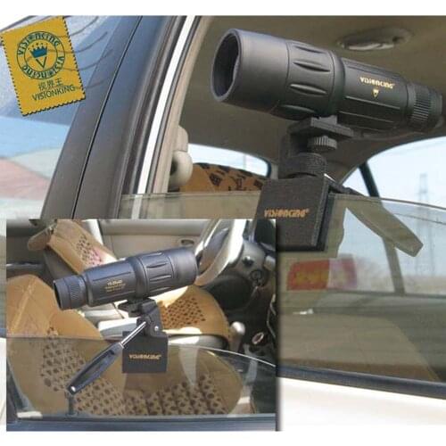 Visionking Portable Zoom 10-25x42 Monocular Telescope Hunting Telescopic Mirror Phone Holder Spyglass With Car Window Mount