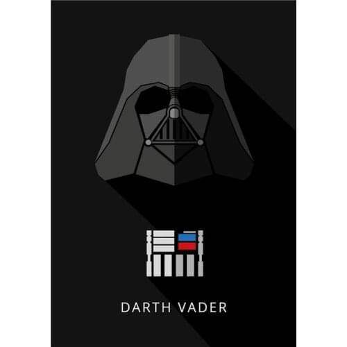 Star Wars Classic Retro Movie Canvas Painting Poster Print Monotone Style Nursery Wall Art Picture Cuadros Home Decor Mural