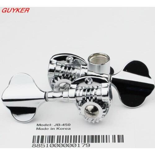 1 pcs Right or Left Electric Bass Guitar Tuning Pegs Machine Heads Knobs Tuners High Quality Chrome