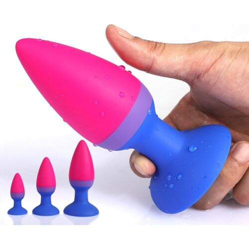 2020 New Anal Plug For Men Prostate Massager Silicone Unisex Huge Butt Plug Large Anal Sex Toys For Women Lesbian Masturbation