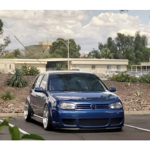 VW Golf MK4 4 IV R32 Front Bumper CUPRA R Line Euro Spoiler Lip Lip 3 Piece Universal Lip