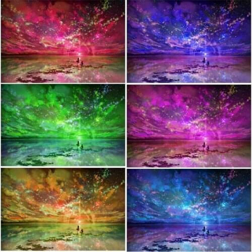 Mylb 5D DIY Full square Diamond Painting Mosaic Love the sky Diamond Rhinestone Embroidery Cross Stitch home decor gift