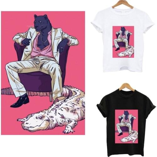 Anime patch stripes thermo stickers on clothes heat-sensitive patches iron on transfers for clothing transfer fusible tops