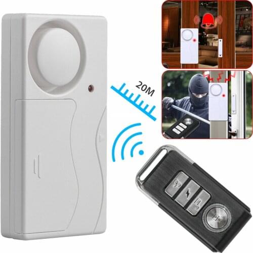 Wireless Remote Control Magnetic Sensor Door Window Home Security Alarm 110dB Security Sensor Detector Magnet Alarm