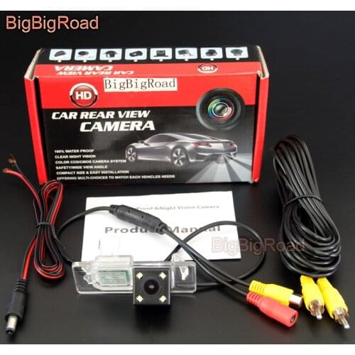 BigBigRoad For Land Rover Discovery 5 L462 Sport 2014-2018 For Jaguar XE XFL F-PACE 2016 Car Rear View Backup Parking CCD Camera