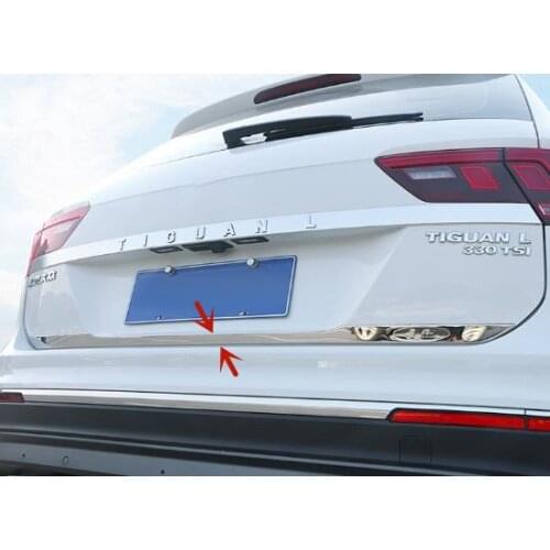 For Volkswagen Tiguan L 2017-2021 High-quality stainless steel trunk door decorative strip anti-scratch car accessories