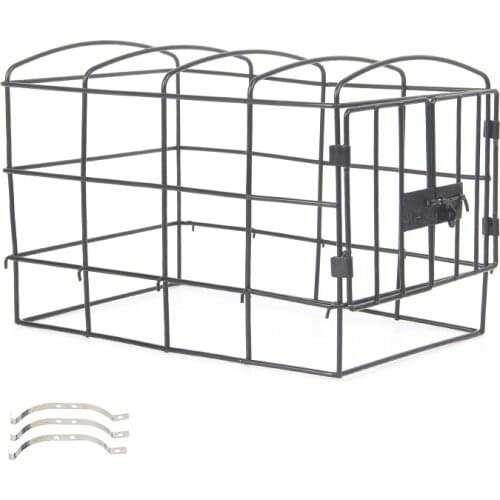 For WPL D12 1/10 RC Car Upgrade Parts Metal Railing Fence Tent Frame Cage Modification Accessories