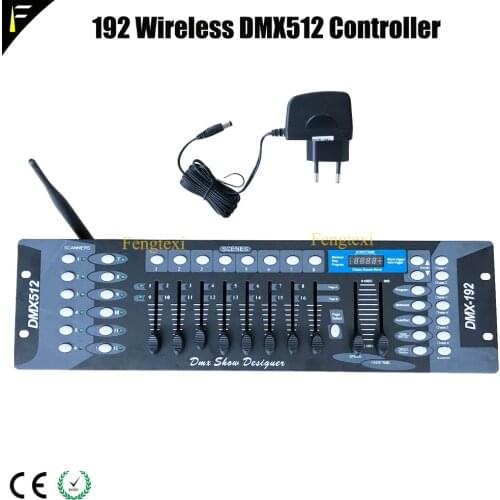 DMX512-1990 Standard Intelligent DJ Lights 192 Console Wireless Mode Controller Mini Small Party Night Club Light Console
