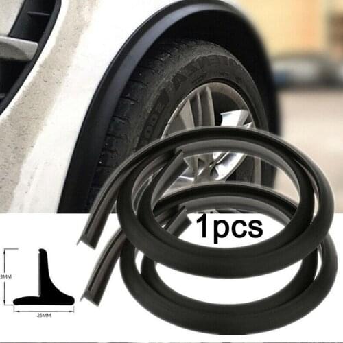 Wheel Arch Cover Extension Rubber Fender Flared Lip Decorative Fender Protector Anti-scratch Rubber