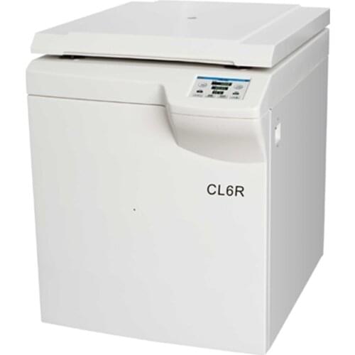 CL6R Laboratory Large Capacity Blood Bank Refrigerated Centrifuge Machine Rotor 6x500ml 6x1000ml with Best Price