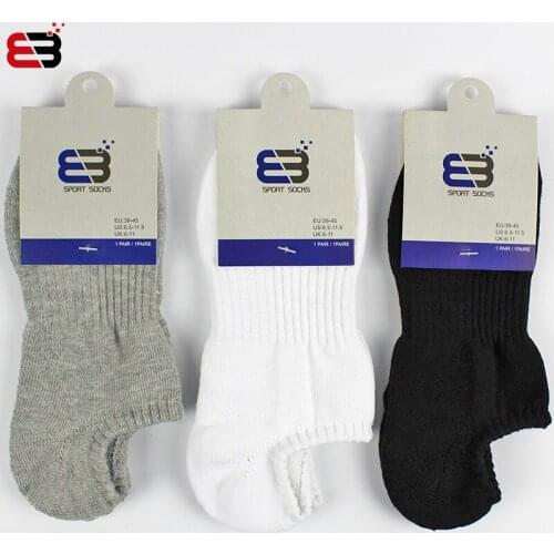 20Pair Invisible Sock Slippers Quick-Dry Deodorization Non-Slip Short Socks Pure Cotton Thicken Running Gym Men Woman L2020JXC