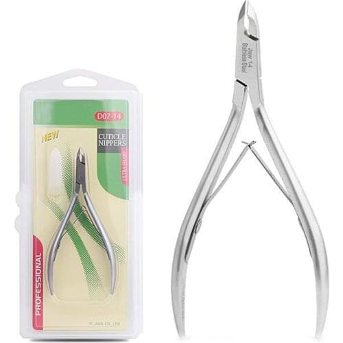 Nail Cuticle Nipper Nail Care Tool Stainless Steel Tweezer Dead Skin Remover Scissor Cuticle Nipper Nail Manicure Cutter Clipper