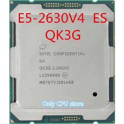 Original Intel Xeon Processor ES E5 2630V4 QK3G 2.20GHz 10Core 25MB E5 2630 V4 LGA2011-3 E5-2630V4 free shipping