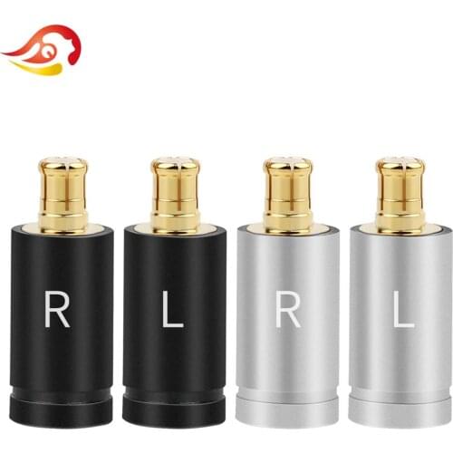 QYFANG A2DC Earphone Pin Gold Plated Metal Jack Frosted Shell Wire Connector Plug For ATH E40/E50/E70/CKS1100/LS50/LS70/LS200IS