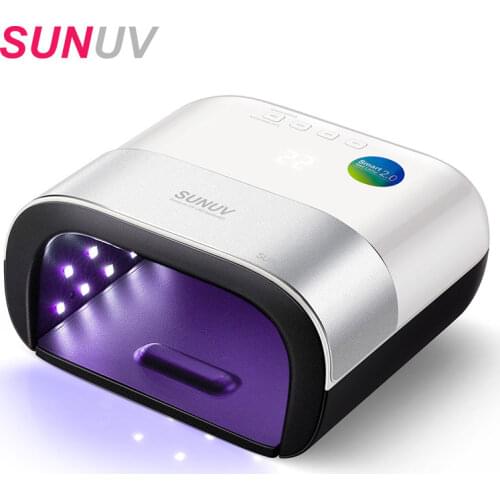 SUNUV SUN3 Professional Nail Lamp Dryer 39leds Big Power Large Room with Invisible Digital Smart Timer Memory