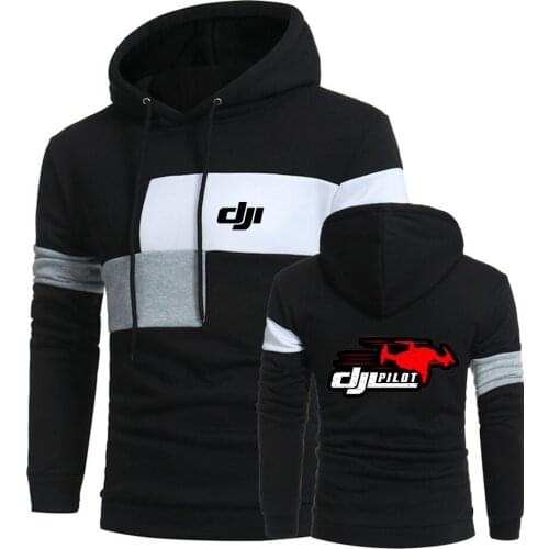 Dji Mavic Pilot Logo Spring Autumn NEW Custom Men Sports Hoodies Print Hooded Leisure Tops Male Cotton Pullover Sweatshirts