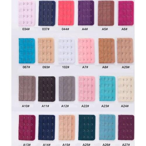 Bra Extenders Strap 3 Rows 6 Hooks Women Ajustable Intimates Lengthened Bra Hook Buckle Bra Extension Belt