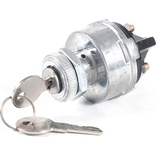 Universal Ignition Key Starter ON /OFF Switch with 2 Keys 3 Position for Car Tractor Trailer Truck