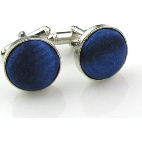 1pairs/lot Round Cloth Cufflinks 25 Colors Handmade Fabric Clothes Cuff Links Mens Jewelry Business/Wedding Gift Mixorder