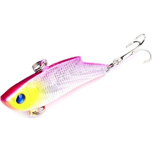 1pc, YUZI 5.5cm 9.9g Vibration Sinking Fishing Lures Lipless Crankbait Wobbler Hard Bait Vib Rattle for Bass Pike