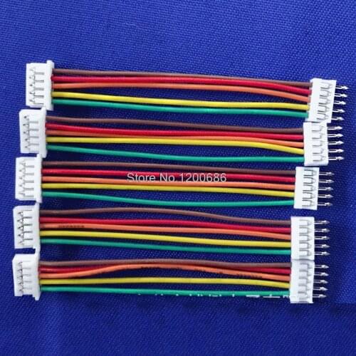 10 SETS Molex 51022 2P/4P/5P/6 Pin 51021 JST 1.25MM straight board terminal extension cable wire harness 150MM 1007 28 AWG