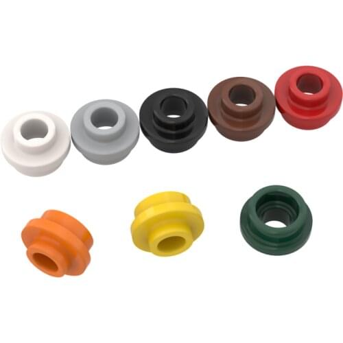 10PCS Assembles Particles 85861 1x1 Hollow Small Round Bricks Building Blocks DIY Education Assembly Parts Toys For Kid Gifts