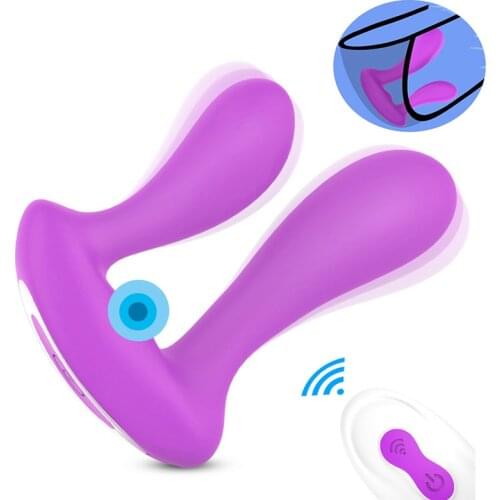 3 in 1 Invisible Wear Panties Vibrator for Couples 9 Speeds G Spot Vagina Anus Perineum Stimulation Sex Toys for Women