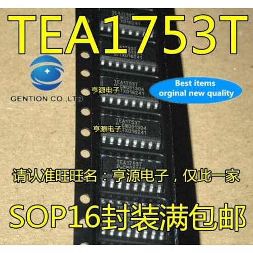 5PCS TEA1753T TEA1753 TEA1753T/N1 power management IC SOP-16 in stock 100% new and original
