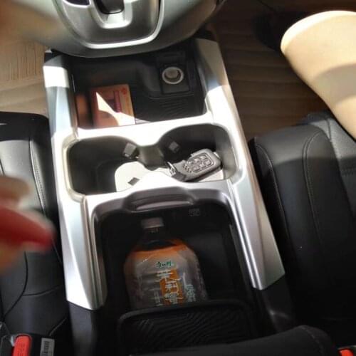 For Honda CRV CR-V 2017 2018 ABS Matte Storage Water Cup Cover Trim Car Water Cup Holder Panel Moulding Cover Trim Decoration