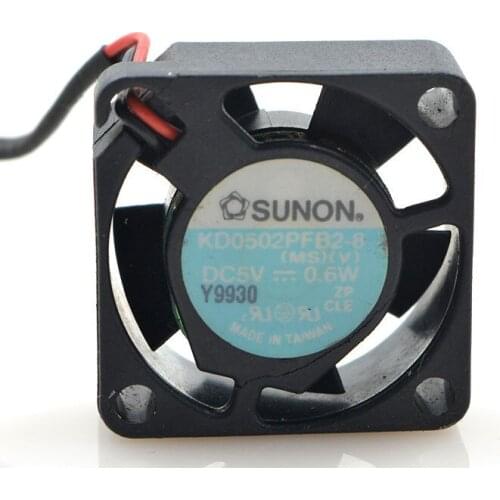 FOR Sunon 2.5cm 2510 5v 0.6w kd0502pfb2-8 mini notebook hard disk fan