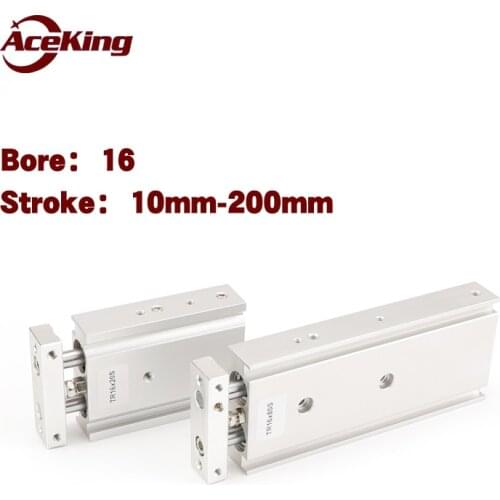 Double-shaft cylinder TR16x10 TR16x20 TR16x30 TR16x40 tr16x50-s parallel bars TR16-20 TR16-30 TR16-40 TR16-50 TR16-75 TR16-100