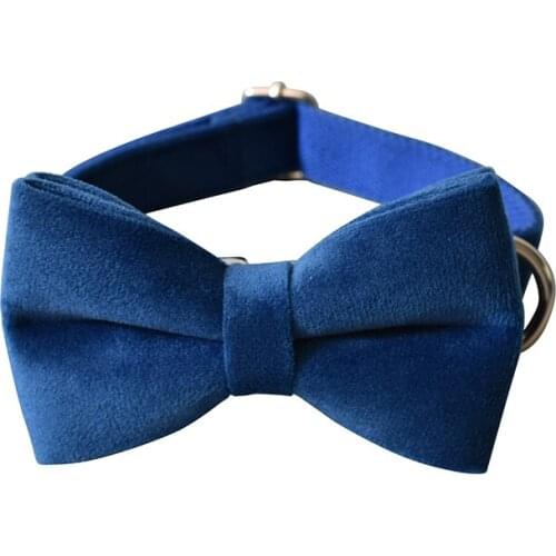 Flannelette 02s Blue Velvet Cotton Quality Fabric For Small, Medium Large Dog Custom Metal Parts Pet Accessory