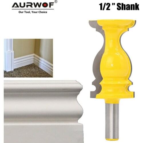 LA VIE 1pc 12mm 1/2 Shank S type Handle Line Handrail Router Bit Wood Cutter Woodworking Cutter Wood Milling Cutting MC03112