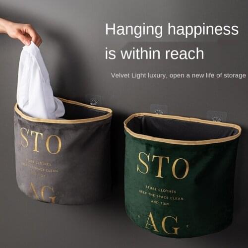 Dirty Clothes Basket Dirty Clothes Storage Basket Household Fabric Laundry Basket Nordic Folding Waterproof Toy Storage Bucket