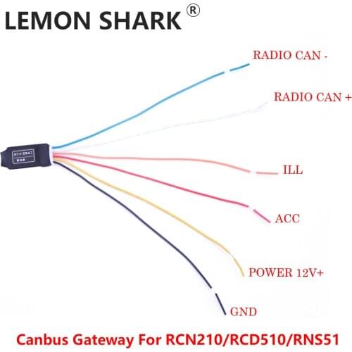 LEMON SHARK Decoder Canbus Gateway Emulator Simulator For VW RCN210 RCD510 RNS510 Golf Jetta MK5 MK6 Passat