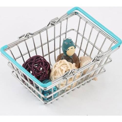 Mini Creative Children Handcart Simulation Small Supermarket Shopping Cart Utility Cart Pretend Play Toys Strollers Kids Gift