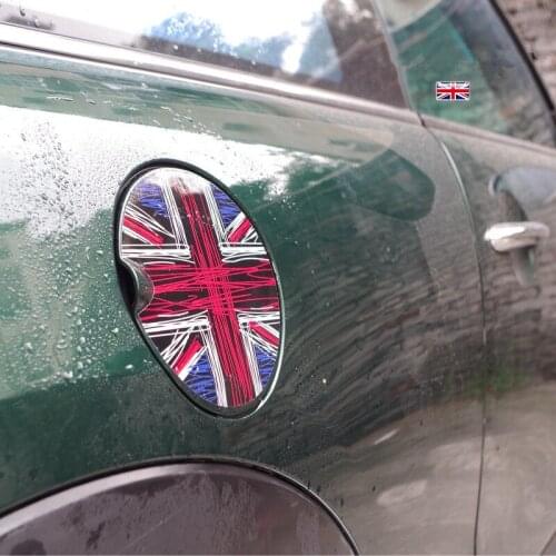 Car Fuel Tank Cover Cap Graffiti Decorative Stickers Decals for BMW MINI Cooper F55 F56 Car Styling Sticker Protection Scratches