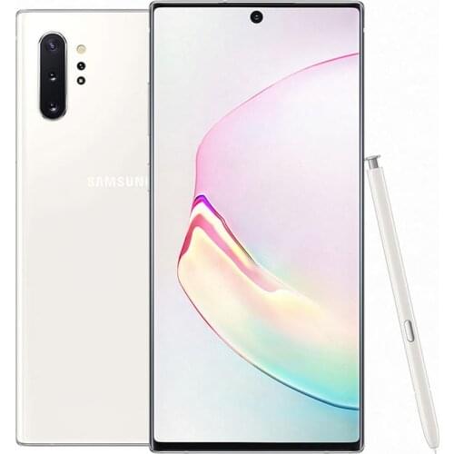 Samsung Galaxy Note 10+ plus G975F 6.8" 12GB RAM 256GB Unlocked Cell Phone QC 3.0 single sim Android smartphone Gobal version