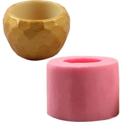 Silicone Mold Flower Pot Vase Concrete Cement Mold DIY Clay Ashtray Candle Holder Mould Gypsum Concrete Mould