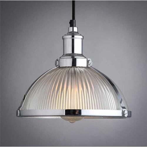 American industrial loft vintage pendant light glass iron for dining room color E27 Edison bulb home lamp